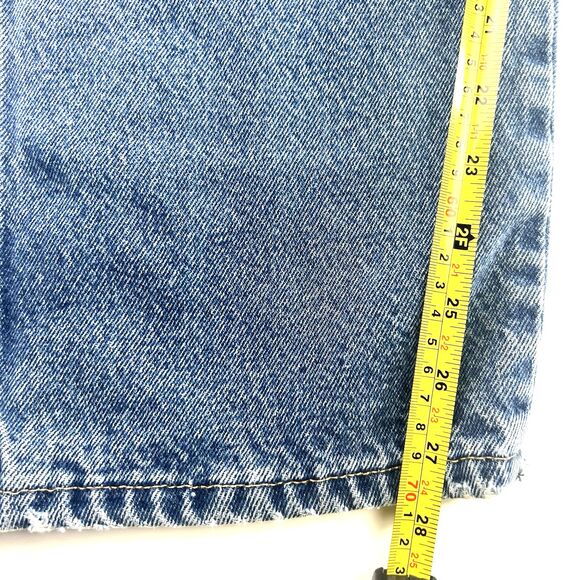 Cabela's Blue Jeans Men's Size 42x30 Brown Flannel Lined Relaxed Denim High Rise - Picture 5 of 14